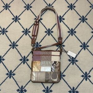 Vintage Coach 2006 Y2K 10006 Patchwork Swing Pack Crossbody